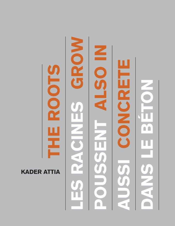 Book Kader Attia. Les racines poussent aussi dans le béton collegium