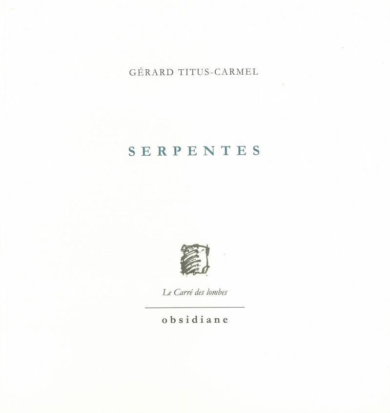 Kniha Serpentes Gerard Titus-Carmel