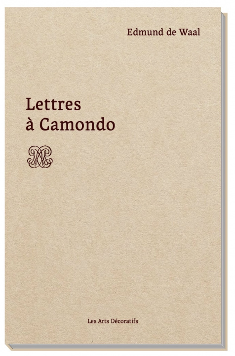 Carte Lettres à Camondo Edmund de Waal
