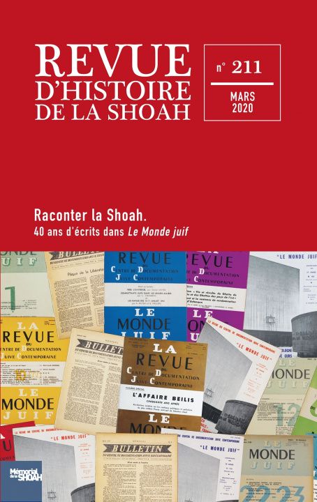 Carte Revue d'Histoire de la Shoah N°211 