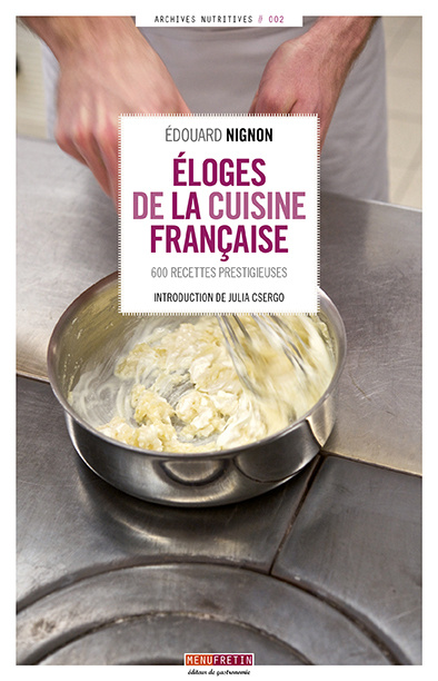 Book ELOGES DE LA CUISINE FRANCAISE EDOUARD