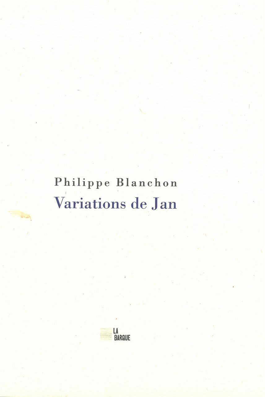 Livro Variations de Jan Philippe Blanchon