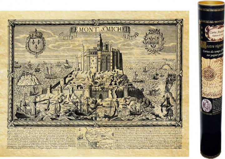 Kniha MONT ST MICHEL EN 1657 50 CM X 38 CM 