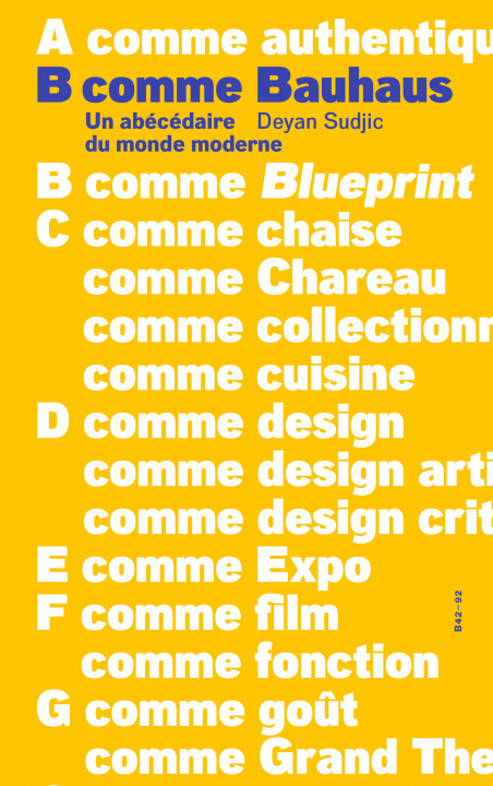 Knjiga B comme Bauhaus Sudjic