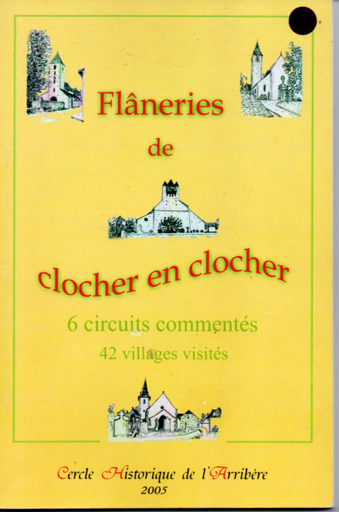 Carte Flâneries de clocher en clocher C.H.Ar.