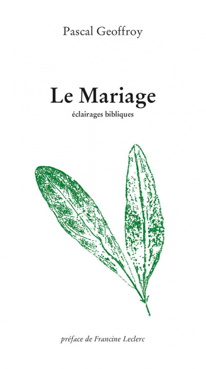 Boek Le Mariage Pascal