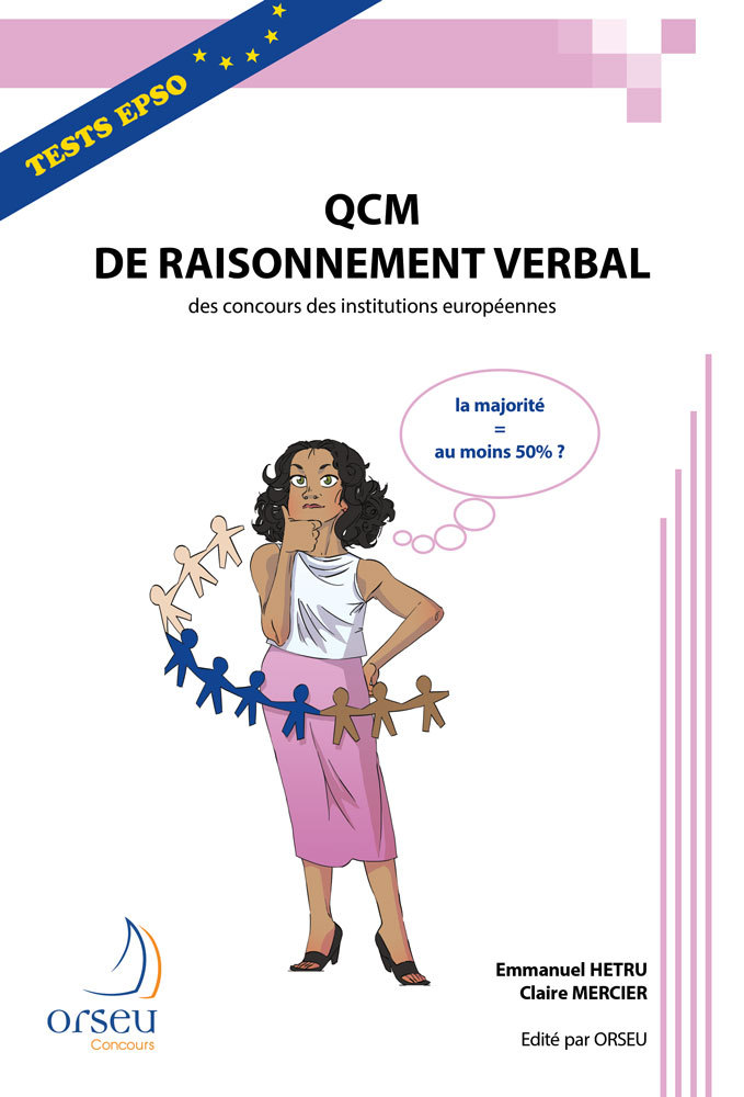 Kniha QCM raisonnement verbal 2019 des concours des institutions européennes Hetru