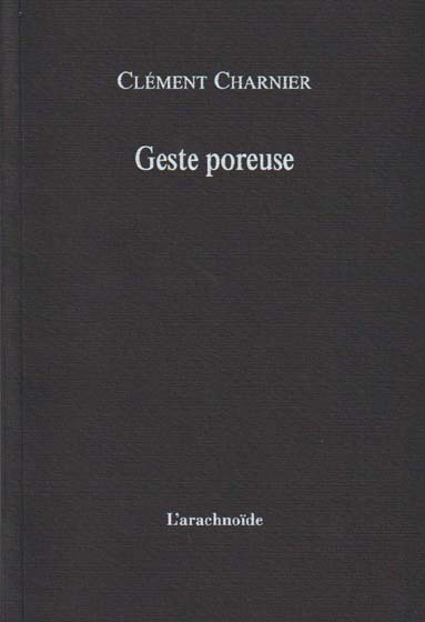 Knjiga Geste poreuse Charnier