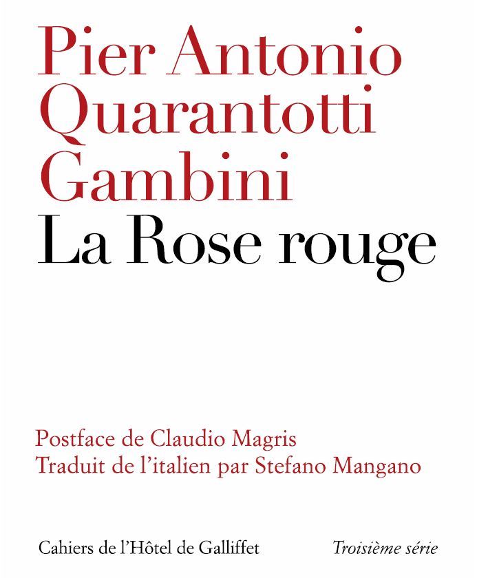 Boek La rose rouge Quarantotti Gambini