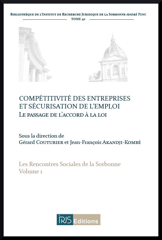 Książka Compétitivité des entreprises et sécurisation de l'emploi. Le passage de l'accord à la loi Akandji-K