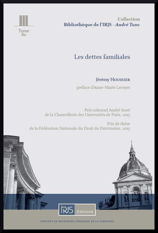 Book Les dettes familiales Jérémy