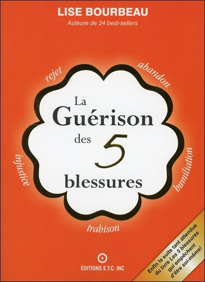 Kniha La Guérison des 5 blessures Bourbeau