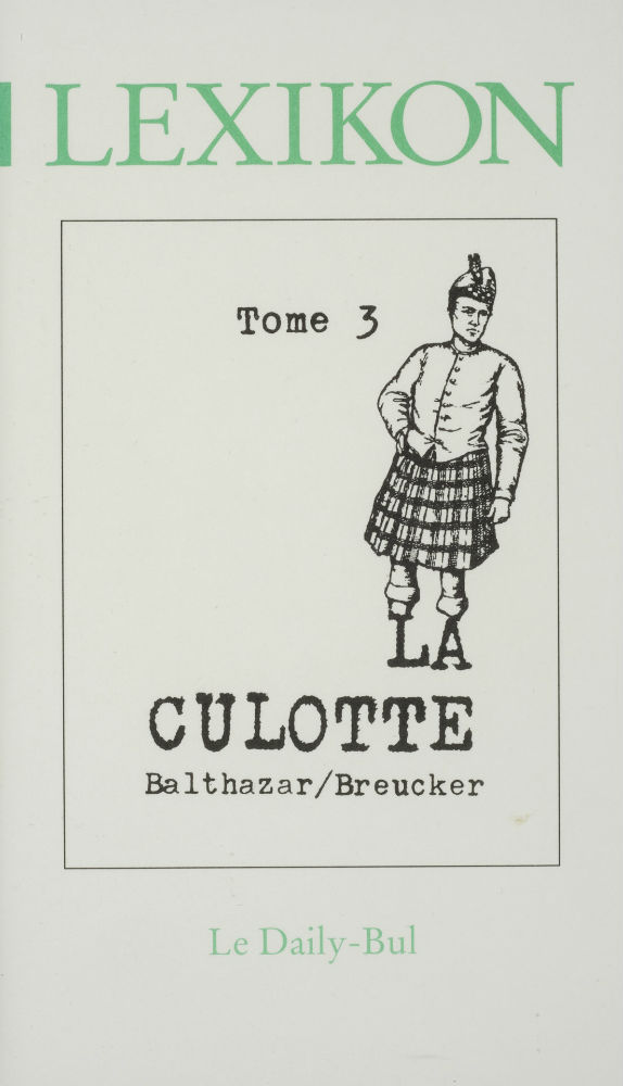 Книга LEXIKON  3 CULOTTE BALTHAZAR BREUCKER