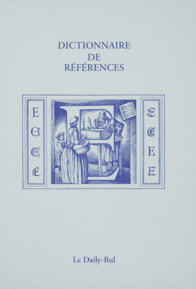 Knjiga DICTIONNAIRE DE REFERENCES E 
