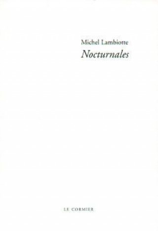 Buch NOCTURNALES LAMBIOTTE MICHEL