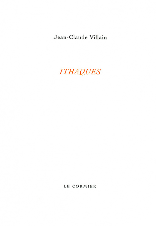 Knjiga ITHAQUES VILLAIN JEAN-CLAUDE