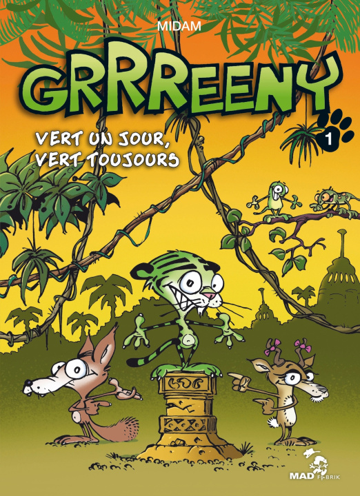 Книга Grrreeny 1/Vert un jour, vert toujours Midam