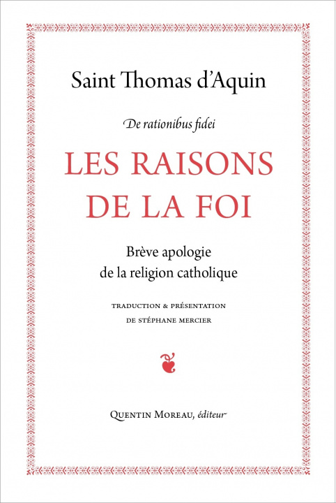 Книга Les raisons de la foi Saint Thomas d’Aquin