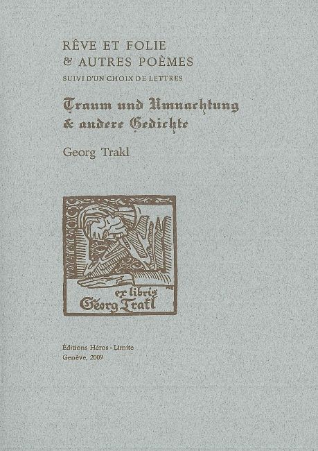 Kniha Rêve et folie & autres poèmes Georg Trakl