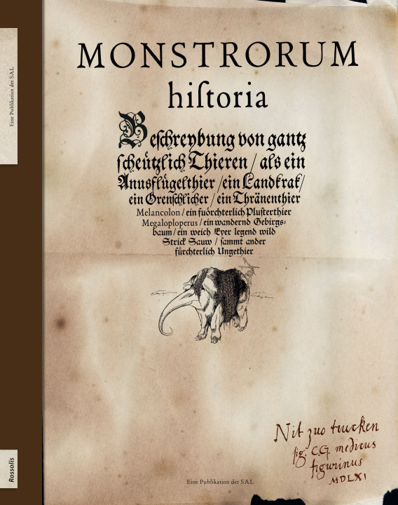 Книга MONSTRORUM HISTORIA WEISS M