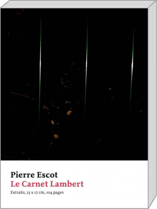 Boek Le carnet Lambert Escot