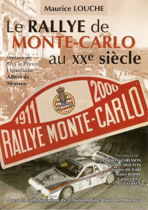 Könyv Le Rallye Monte Carlo 1911-2000 LOUCHE
