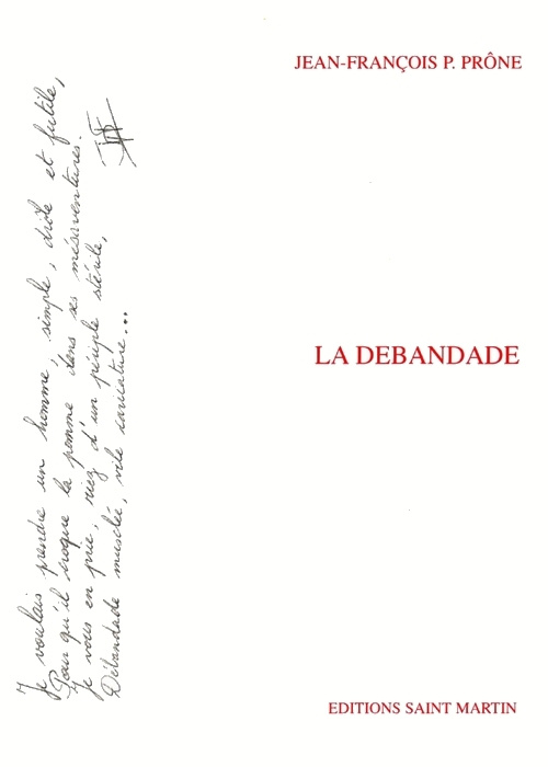 Buch La Débandade François Prône