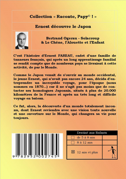Libro Ernest découvre le Japon OGERAU-SOLACROUP