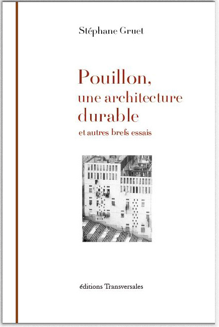 Kniha Pouillon, une architecture durable et autres brefs essais GRUET