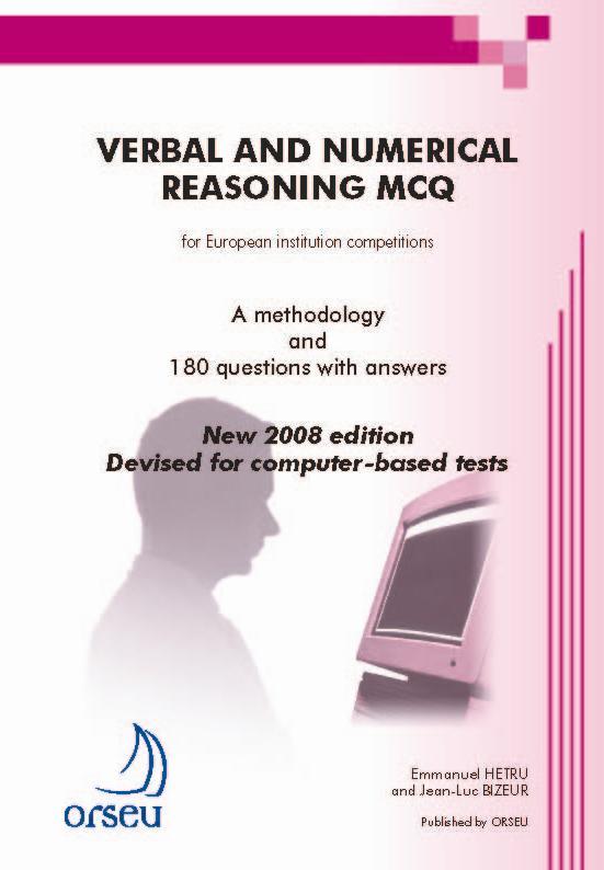 Kniha Verbal and Numerical Reasoning MCQ for European competitions - 2008 Hetru