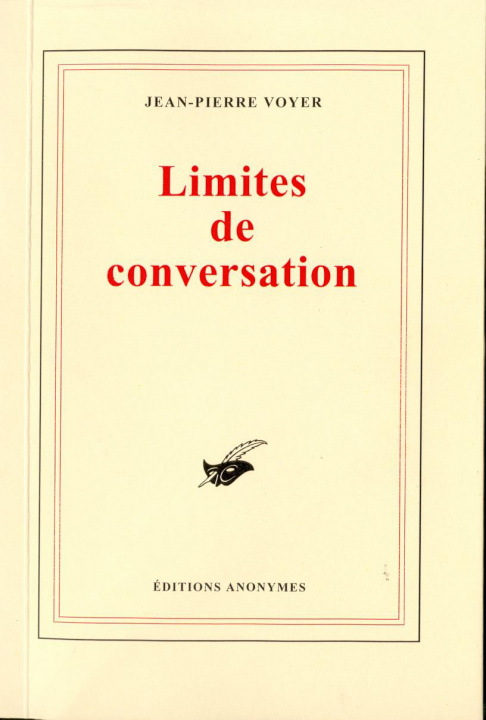 Buch Limites de conversation Jean-Pierre