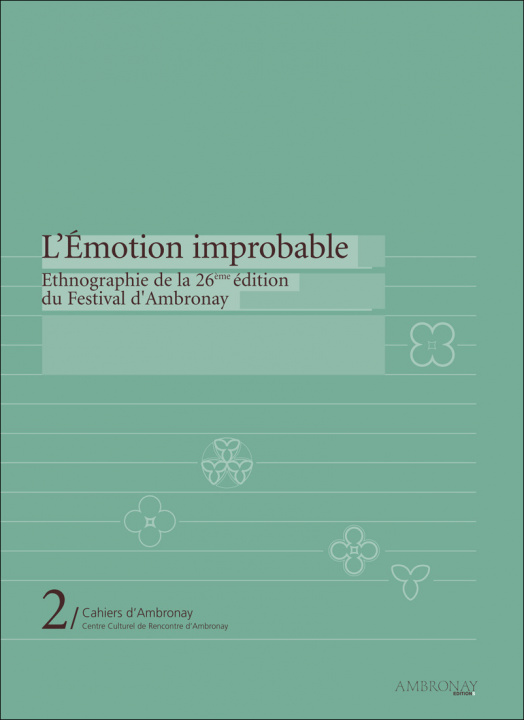Boek L’Émotion improbable DENIZEAU
