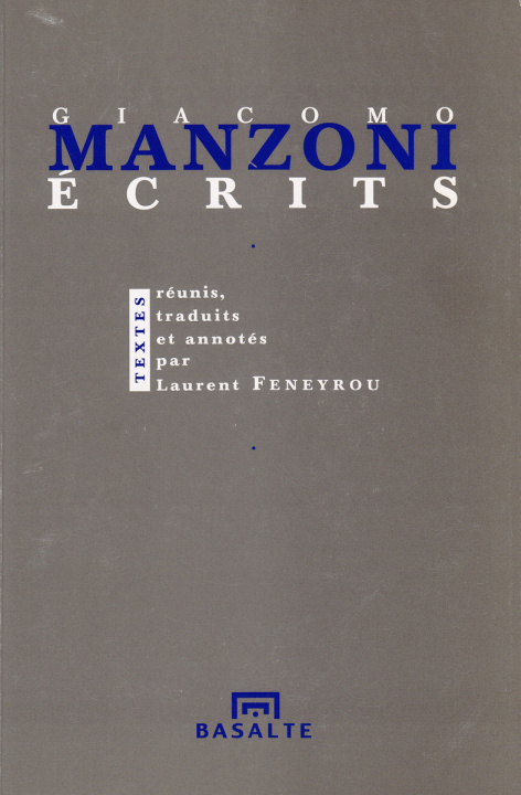 Carte ECRITS MANZONI