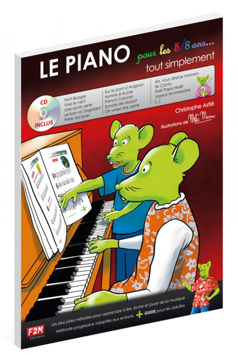 Knjiga LE PIANO POUR LES 5/8 ANS + QR CODE CHRISTOPHE