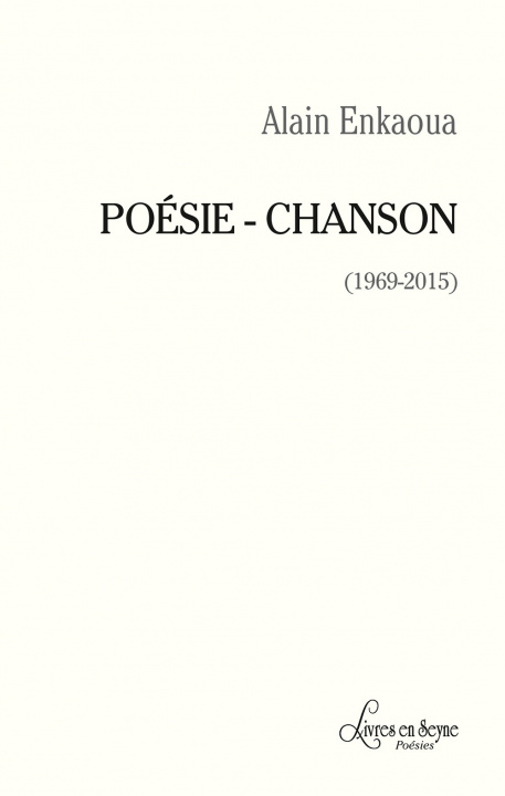 Buch Poésie - chanson Enkaoua