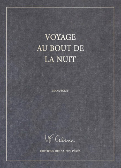 Kniha Voyage au bout de la nuit (MANUSCRIT) Celine