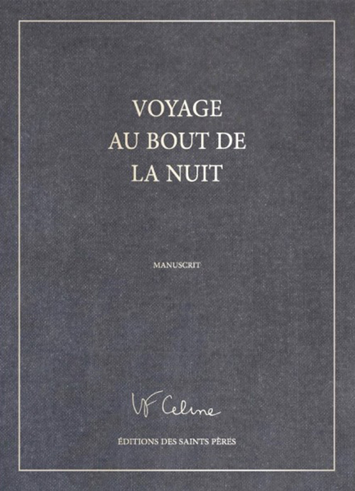 Book Voyage au bout de la nuit (MANUSCRIT) Celine