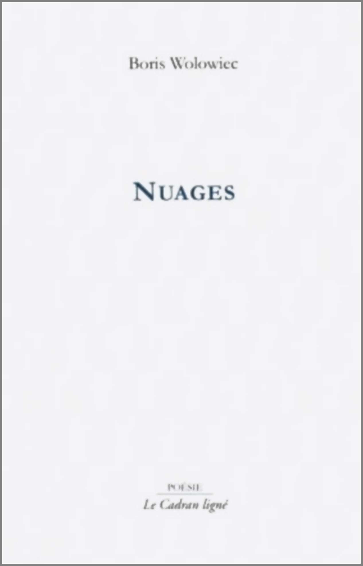 Book NUAGES Wolowiec
