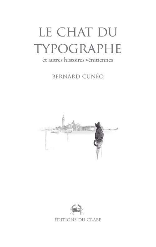 Kniha Le Chat du Typographe Bernard