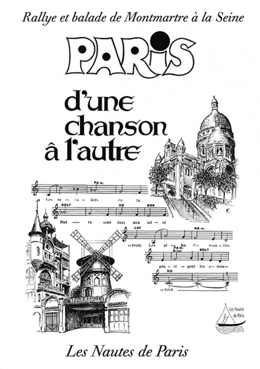 Carte Paris, d'une chanson à l'autre - Rallye et balade de Montmartre au Palais-Royal Dominique