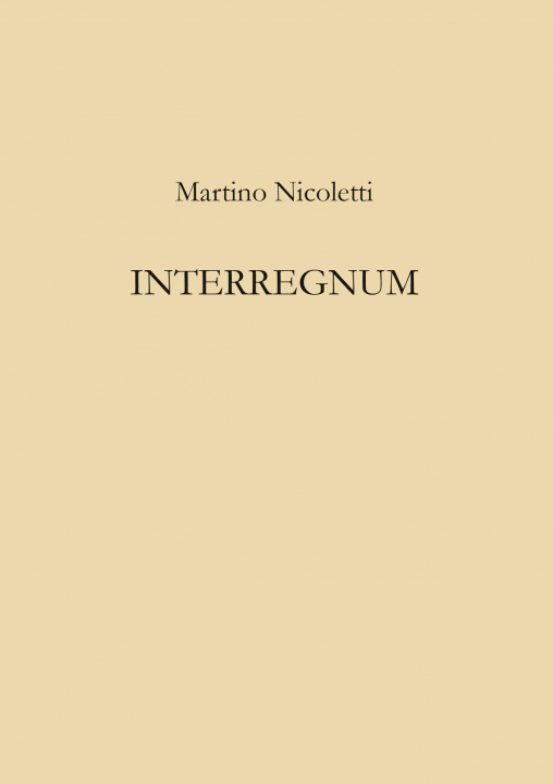 Book Interregnum Nicoletti