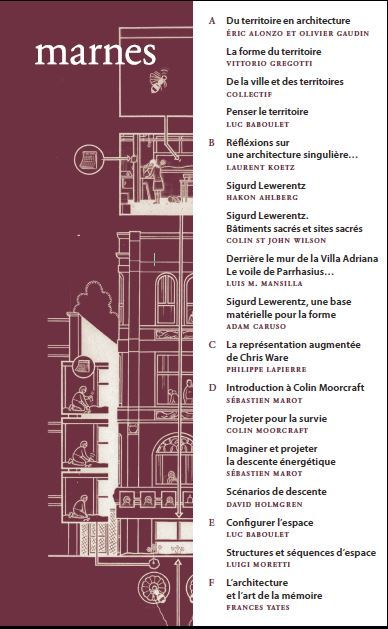 Книга Marnes #5 Documents d'architecture /franCais 