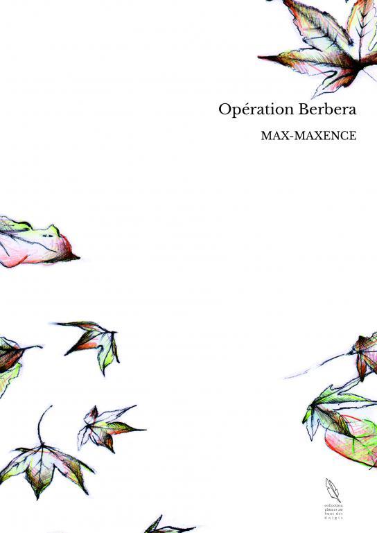 Knjiga Opération Berbera Max-Maxence