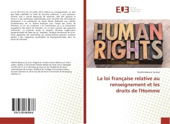 Kniha La loi française relative au renseignement et les droits de l'Homme Khalifa Babacar Sy Sow
