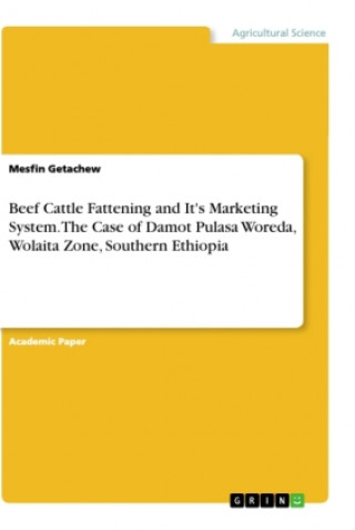 Könyv Beef Cattle Fattening and It's Marketing System. The  Case of Damot Pulasa Woreda, Wolaita Zone, Southern Ethiopia 