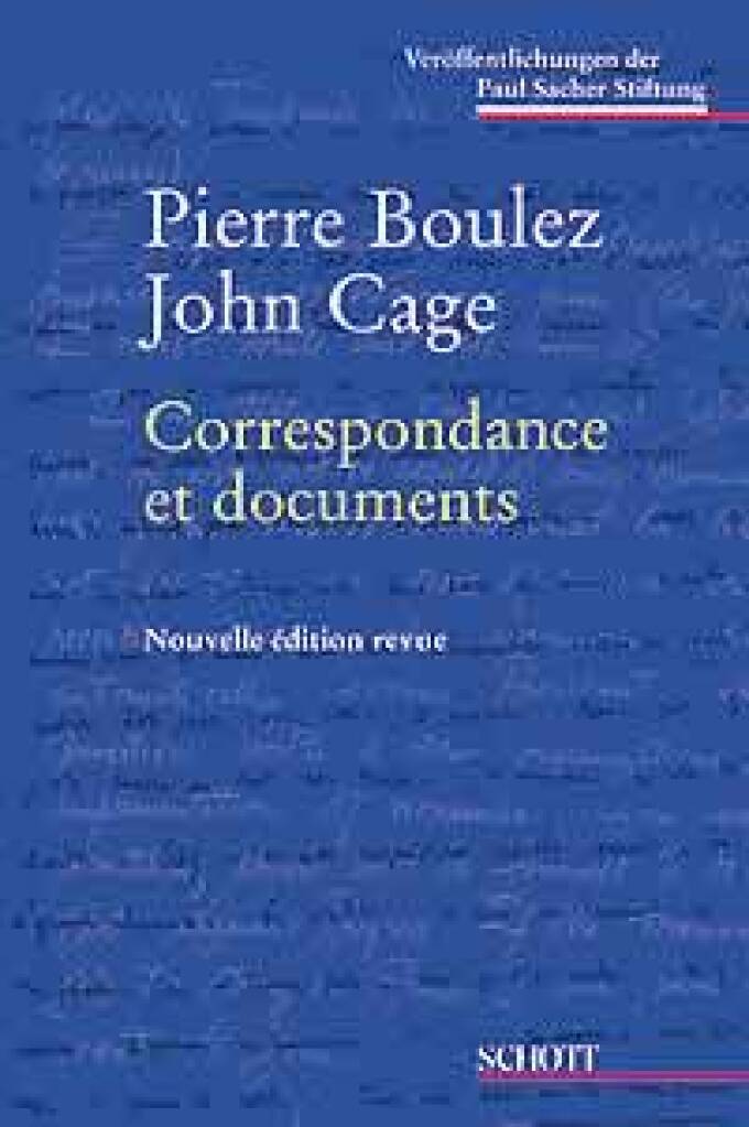Book CORRESPONDANCE ET DOCUMENTS PIERRE BOULEZ