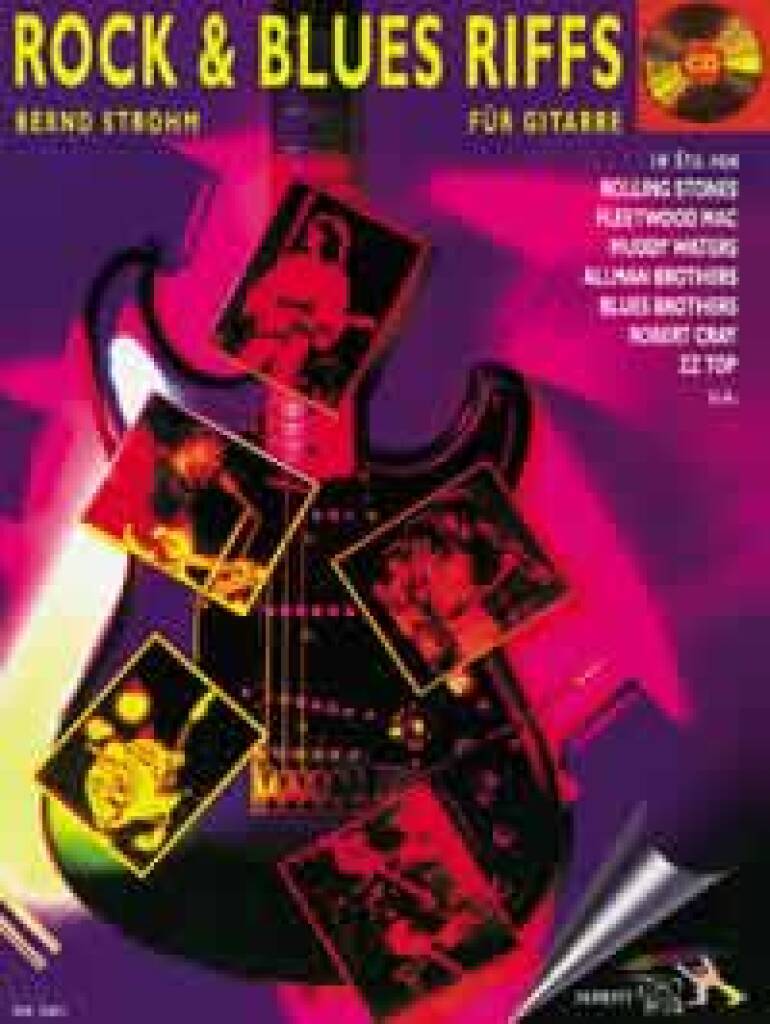 Knjiga ROCK & BLUES RIFFS GIT. GUITARE +CD BERND STROHM