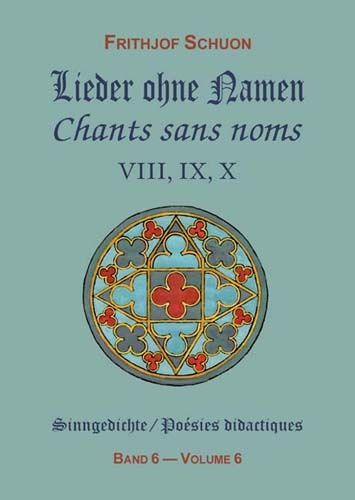 Kniha Chants sans noms VIII, IX, X (Poésies didactiques, volume 6) Schuon