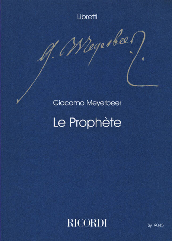 Knjiga LE PROPHETE GIACOMO MEYERBEER_FA