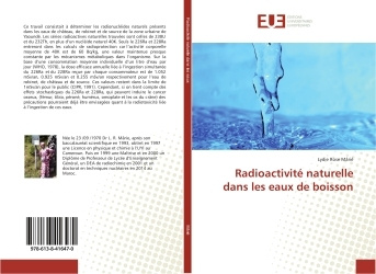 Livro Radioactivité naturelle dans les eaux de boisson Lydie Rose Mârié